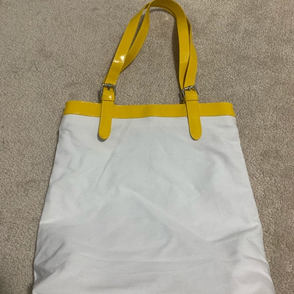 Yellow & White Bag - Picture 2 of 3
